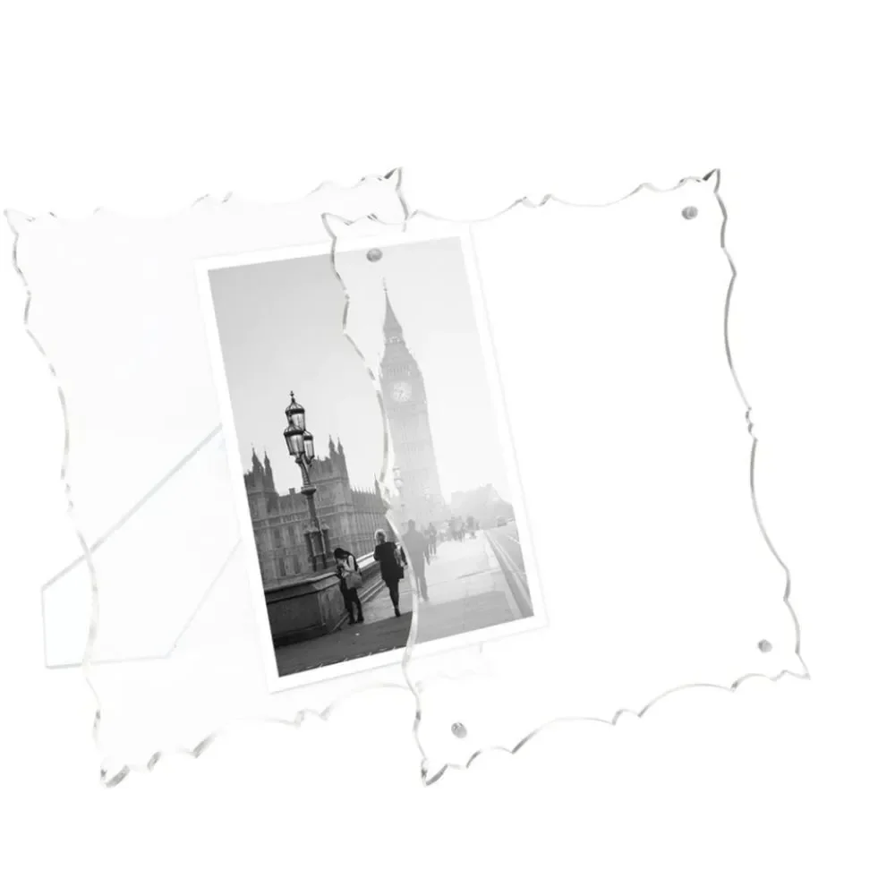 Isaac Jacobs Magnetic Vintage Inspired Cut-Out Border Magnetic Acrylic Frames-2‎
